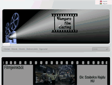 Tablet Screenshot of hungarofilmcasting.com